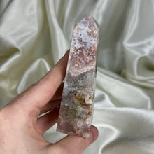 Load image into Gallery viewer, Amethyst x Flower Agate Tower C
