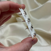 Load image into Gallery viewer, Sterling Silver Black Tourmaline Mushroom Studs