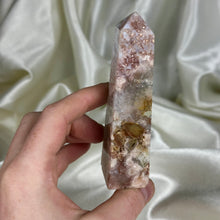 Load image into Gallery viewer, Amethyst x Flower Agate Tower C
