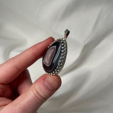 Load image into Gallery viewer, Sterling Silver Botswana Agate Pendant