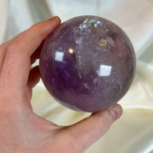 Load image into Gallery viewer, XL Rainbow-Filled Amethyst Sphere (1lb8oz)