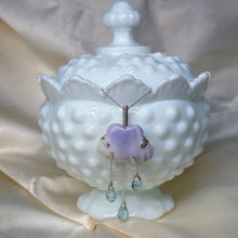 Load image into Gallery viewer, Sterling Silver Tiffany Stone Rainy Day Necklace