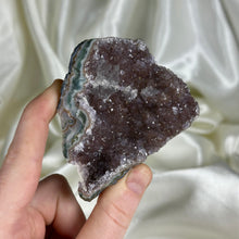 Load image into Gallery viewer, Chocolatey-Purple Amethyst Cluster