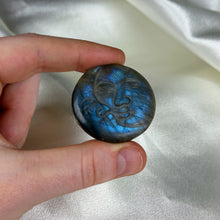 Load image into Gallery viewer, Labradorite Sun/Moon Carving