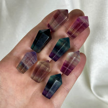 Load image into Gallery viewer, Rainbow Fluorite Tower Carvings