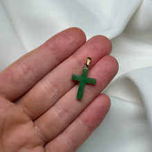 Load image into Gallery viewer, Genuine Nephrite Jade Cross Pendant