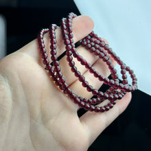Load image into Gallery viewer, Gem Garnet Crystal Stretch Bracelets