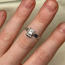 Load image into Gallery viewer, Sterling Silver Owl Ring (Size 7)