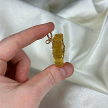 Load image into Gallery viewer, 14k Gold-Fill Wire-Wrapped Fluorite Sunflower Pendant