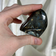 Load image into Gallery viewer, Pink and Silver Labradorite Freeform
