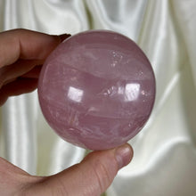 Load image into Gallery viewer, 11.7oz Star Rose Quartz Sphere