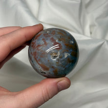 Load image into Gallery viewer, Stormy Seas Sea Jasper Sphere (6.5oz)