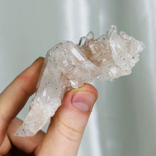 Load image into Gallery viewer, Pink Himalayan “Samadhi” Quartz Cluster with Anatase and Natural DT
