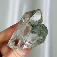 Load image into Gallery viewer, Glassy Himalayan Quaryz Cluster with Chlorite and Dual-Toned Rutile