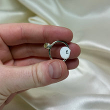 Load image into Gallery viewer, Sz 6 Sterling Silver Libyan Desert Glass Ring A