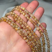 Load image into Gallery viewer, Golden Rutile Stretch Necklace