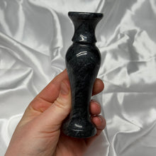 Load image into Gallery viewer, Black Marble Vase A (second hand find)