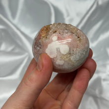 Load image into Gallery viewer, Pink Amethyst / Hematite Quaryz Chunky Palmstone A
