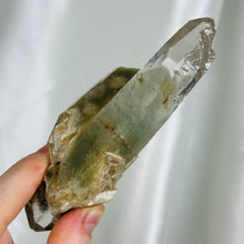 Load image into Gallery viewer, Large Himalayan Quartz Point with Garden Quartz and Chlorite Phantom