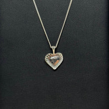 Load image into Gallery viewer, Sterling Silver Heartburst Necklace (The Sterling Collection Release 004)