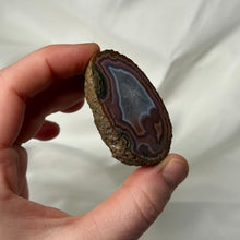 Load image into Gallery viewer, Pink Banded Zhanguo Agate Pair from China