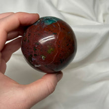 Load image into Gallery viewer, Blood Moon Sea Jasper Sphere (13oz)