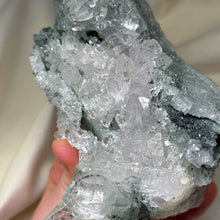 Load image into Gallery viewer, XL Himalayan Quartz Cluster with Chlorite 1lb6oz