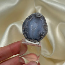 Load image into Gallery viewer, Starry Night Agate Half from Arizona on Stand