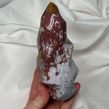 Load image into Gallery viewer, Dark Feminine Sea Jasper Flame (1lb7.8oz)