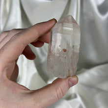 Load image into Gallery viewer, Partially Polished Hematite Quartz Tower with Penetrator D