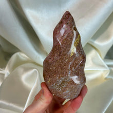 Load image into Gallery viewer, Pink & Purple Sea Jasper Flame (13oz)