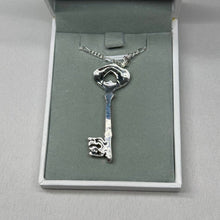 Load image into Gallery viewer, Sterling Silver Key Necklace (The Sterling Collection Release 002)