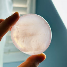 Load image into Gallery viewer, Star Rose Quartz Palmstone A