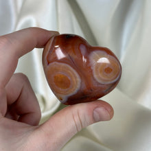 Load image into Gallery viewer, Orby Pastel Carnelian Heart Carving