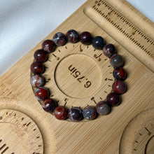Load image into Gallery viewer, Lace Agate Stretch Bracelet 6.75”
