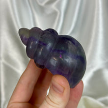 Load image into Gallery viewer, B-Grade Large Rainbow Fluorite Shell Carving B
