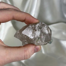 Load image into Gallery viewer, Blue Tourmaline on Smoky Quartz Specimen