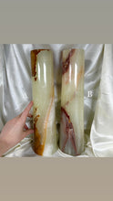 Load image into Gallery viewer, XXL Banded Calcite (“Mexican Onyx”) Vases