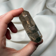 Load image into Gallery viewer, Faceted Smoky Quartz Heart Carving (112g)