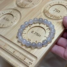 Load image into Gallery viewer, Light Blue Rose Quartz Stretch Bracelet Size 6.75