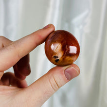 Load image into Gallery viewer, Trippy Carnelian x Orca Agate Pebble Palm