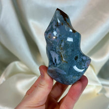Load image into Gallery viewer, Baby Blue Sea Jasper Flame (9oz)