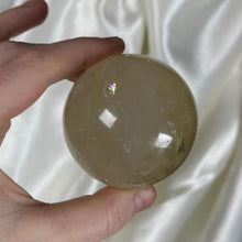 Load image into Gallery viewer, Sunshine Natural Brazilian Citrine Sphere with Rainbows (10.2oz!)