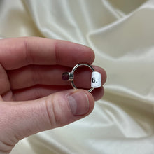 Load image into Gallery viewer, Sz 6 Sterling Silver Raw Watermelon Tourmaline Ring C