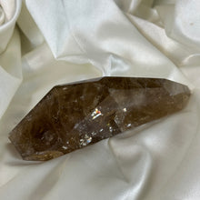 Load image into Gallery viewer, XL 1lb Natural Cognac Citrine Freeform with Rainbows on Stand
