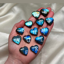 Load image into Gallery viewer, Flashy Labradorite Heart Carvings (choose your own)