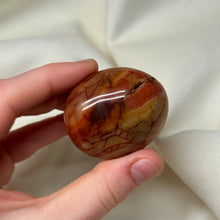 Load image into Gallery viewer, Funky Banded Carnelian Palmstone