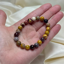 Load image into Gallery viewer, Mookaite Jasper Stretch Bracelets size 6.5