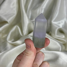 Load image into Gallery viewer, Pastel Fluorite / Yttrium Fluorite Tower B (imperfect tip)