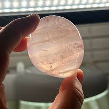 Load image into Gallery viewer, Star Rose Quartz Palmstone D